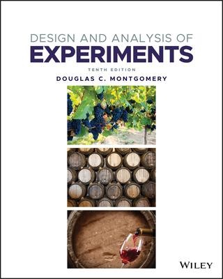 Design and Analysis of Experiments | Douglas C Montgomery | englisch