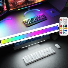 Abcidy Under Monitor Light Bar, Rgb Screenbar Light Desk Lamp Computer
