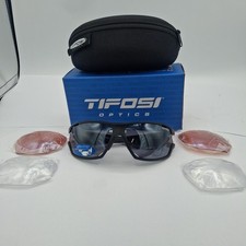 Tifosi Amok Matte Black Interchangeable Lenses Cycling Sunglasses