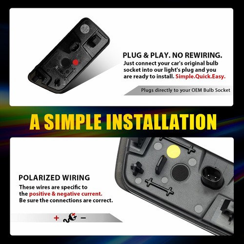 4X Amber&Red Side Marker Light Smoked Lens LED Fit Ford Bronco Sport 2021-23 EXF - Zdjęcie 3 z 17