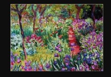 Counted Cross Stitch Collectibles Monet's Garden Impressionist Design Pattern