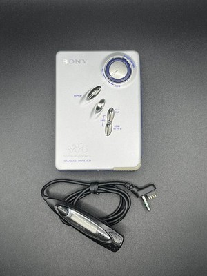SONY WALKMAN WM-EX631 Silver Cassette Player Serviced Tested Working - US Seller
