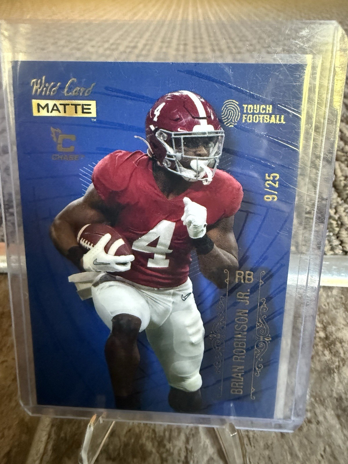 Brian Robinson Jr. Wild Card Matte Black Draft Pick #8 Base