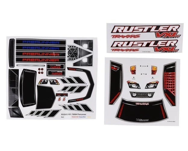 3719 Traxxas Body, Rustler® VXL, ProGraphix® (replacement for the painted body. - Image 3 of 4