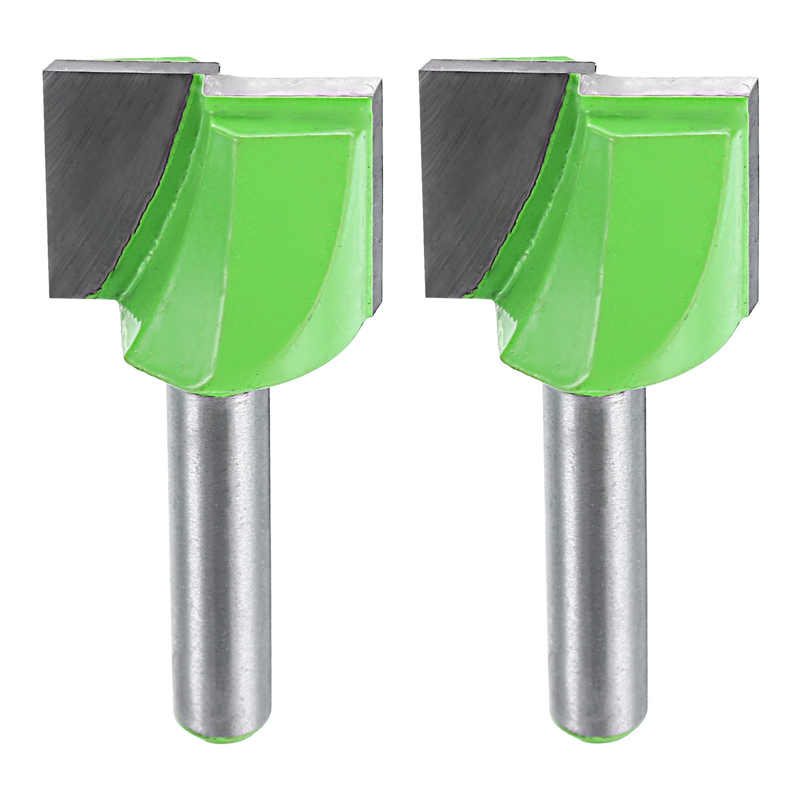 2pcs Bottom Cleaning Router Bits 1/4" Shank 25/32" x 5/8" Cut Carbide Tipped
