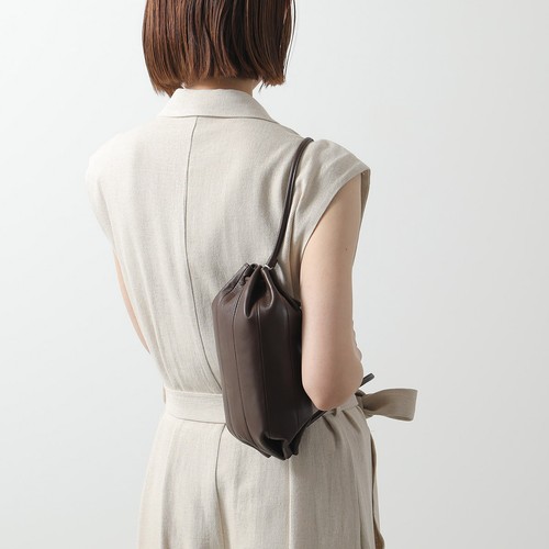 Marimekko Shoulder Bag Pikku Karla Crossbody Mini Bag Leather Bag Black or Brown - Picture 5 of 12