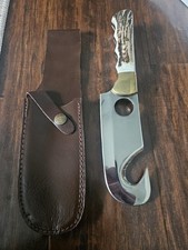 Frost Whitetail Cutlery WT-008 10" Overall Unique Blade With Sheath