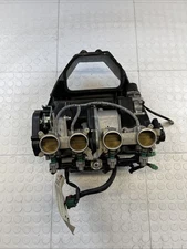 09-14 Yamaha YZF R1 MAIN FUEL INJECTORS INTAKE THROTTLE BODIES BODY AIR BOX OEM