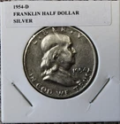 SILVER 1954-D SILVER FRANKLIN HALF DOLLAR