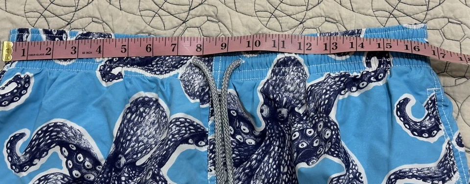 Vilebrequin Men Swim Shorts octopus Pattern Tag Size XXL - Image 4 of 4