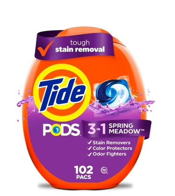 #ad #ad Tide PODS Liquid Laundry Detergent Packs Spring Meadow Scent 102 Count $23.00