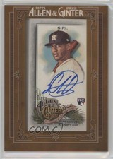 2022 Topps Allen & Ginter Framed Mini Auto Jose Siri #MA-JSI Auto pu3