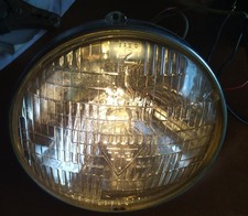 1968-1971 Guide T3 7 14 Sealed-beam Headlight Chrome Ring Highlow Beam 1968-1971 Guide T3 7 14 Sealed-beam Headlight Chrome Ring Highlow Beam