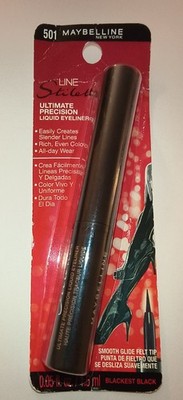 Maybelline Stiletto Ultimate Precision Liquid Eyeliner 501 Blackest Black SEALED