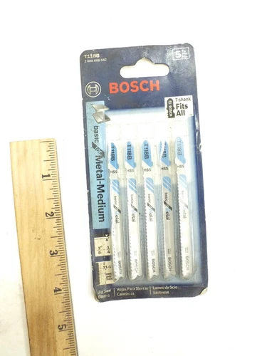 NEW Bosch T118B BASIC METAL JIG SAW BLADE SET 5 PIECE T-SHANK