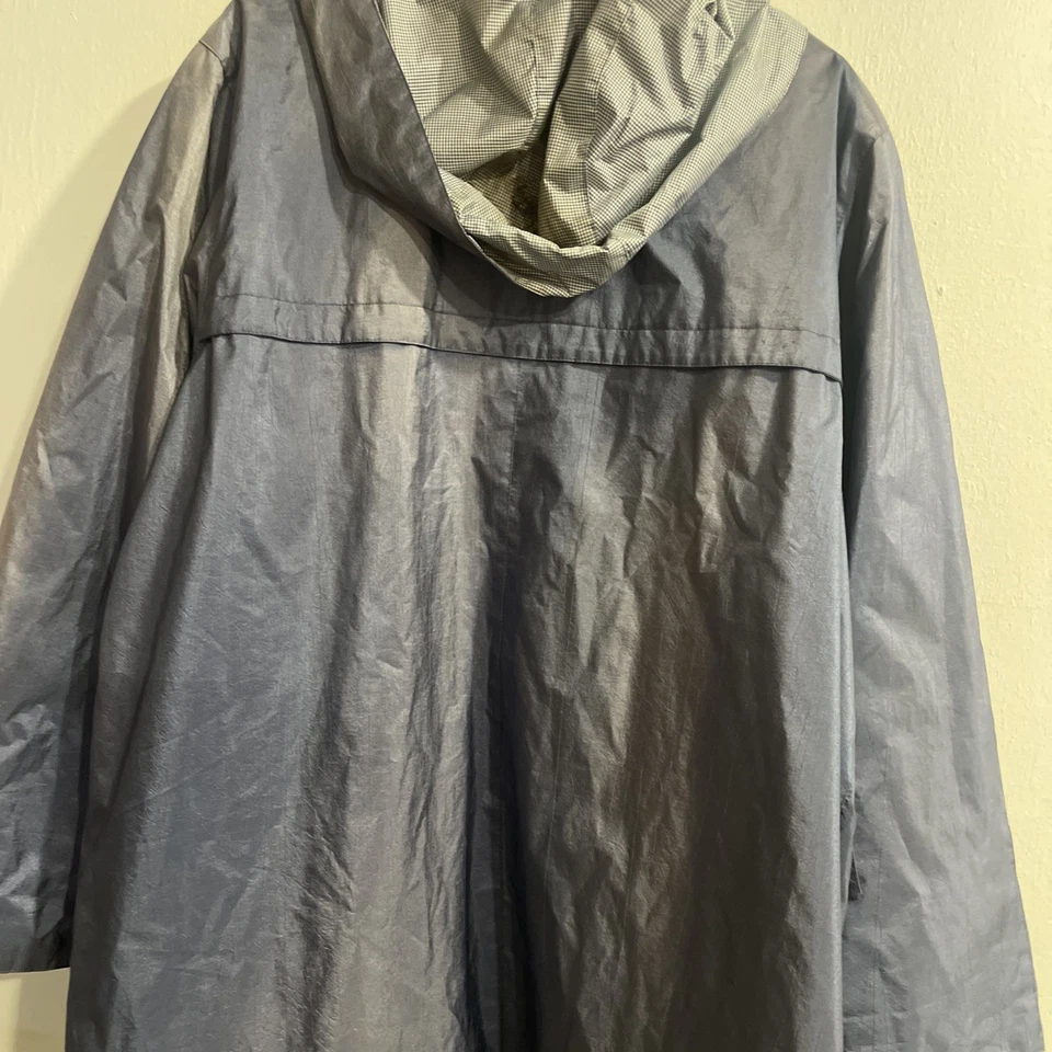 Chaqueta Abrigo Fleet Street Con Capucha Para Mujer X Grande Azul Marino Talla 24W Foto 2 de 4