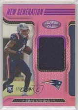 2022 Certified New Generation Jerseys Mirror Pink 99/299 Pierre Strong Jr pe8