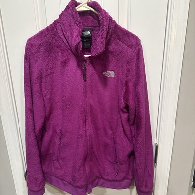 The North Face Fluffy Purple Fleece Jacket Size M