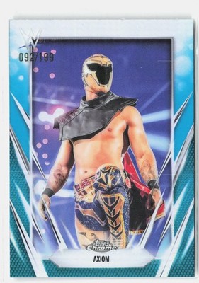 2026 Topps Chrome WWE #131 Axiom Aqua Refractor #/199