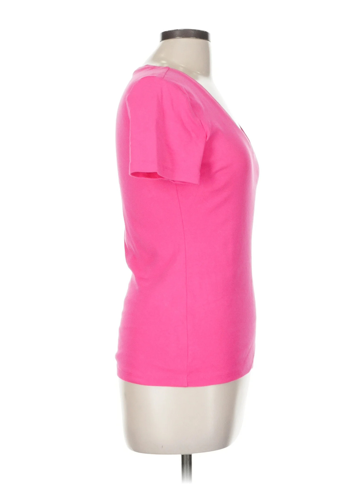 Tommy Hilfiger Women Pink Short Sleeve Top M thumbnail 3