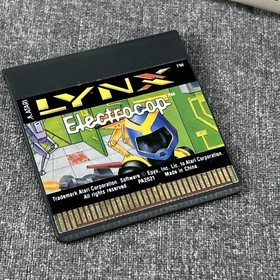 Electrocop (Atari Lynx) Game Cartridge, Box & Manual Nice