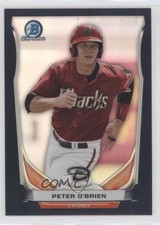 2014 Bowman Draft Top Prospects Chrome Black Refractor 33/75 Peter O'Brien 0ne3