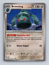 Bronzong 067 2025 Pokemon Prismatic Evolutions Poke Ball Holo Card NM+ (a)