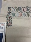 Pat Rogers Counted Collection Cross Stitch AN ENGLISH ALPHABET  Partially Finish — photo 1