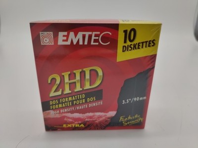 Orig. BASF EKF342I10 MF2HD Disketten 10er Pack 1,44MB 3,5'' 2HD Floppy Disc 90mm 