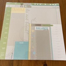 Stampin' Up Designer Series Paper Notations 12 X 12 Brand New 108502