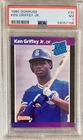 1989 Ken Griffey Jr. Rated Rookie Seattle Mariners #33 Donruss Graded PSA 7 NM