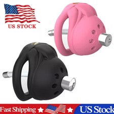 NEW Super Small Cage Male Chastity Device Mini Lock Urethral Catheler 2 TypeRing