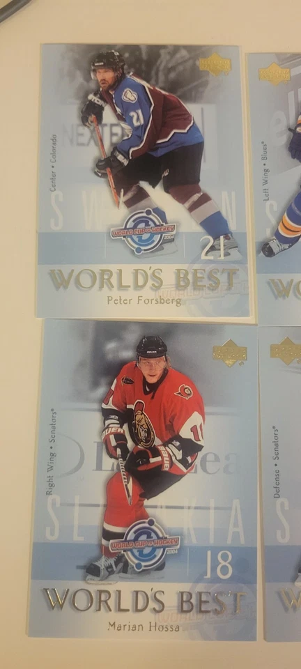 04/05 UD Hockey Series 1 World's Best Inserts Complete Your Set - Image 2 of 3