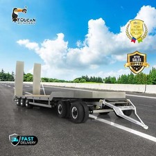 US Stock LESU 1/14 RC Metal Trailer for TAMITA Tractor Truck Semi Vehicle