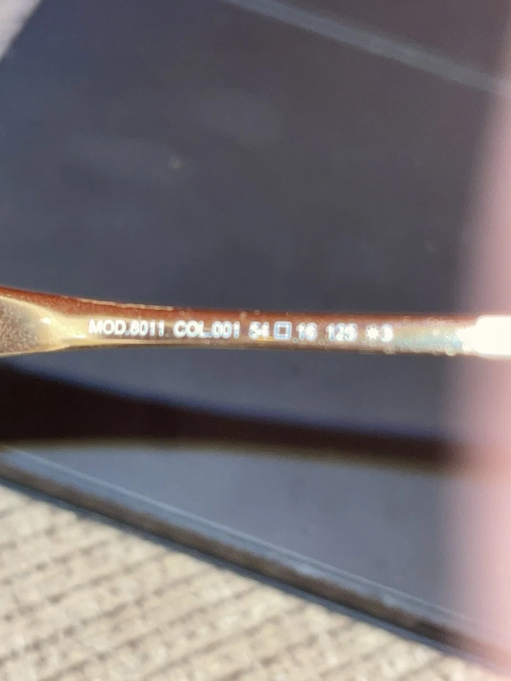 cazal sunglasses women white and gold made from REAL gold  - Image 3 of 4