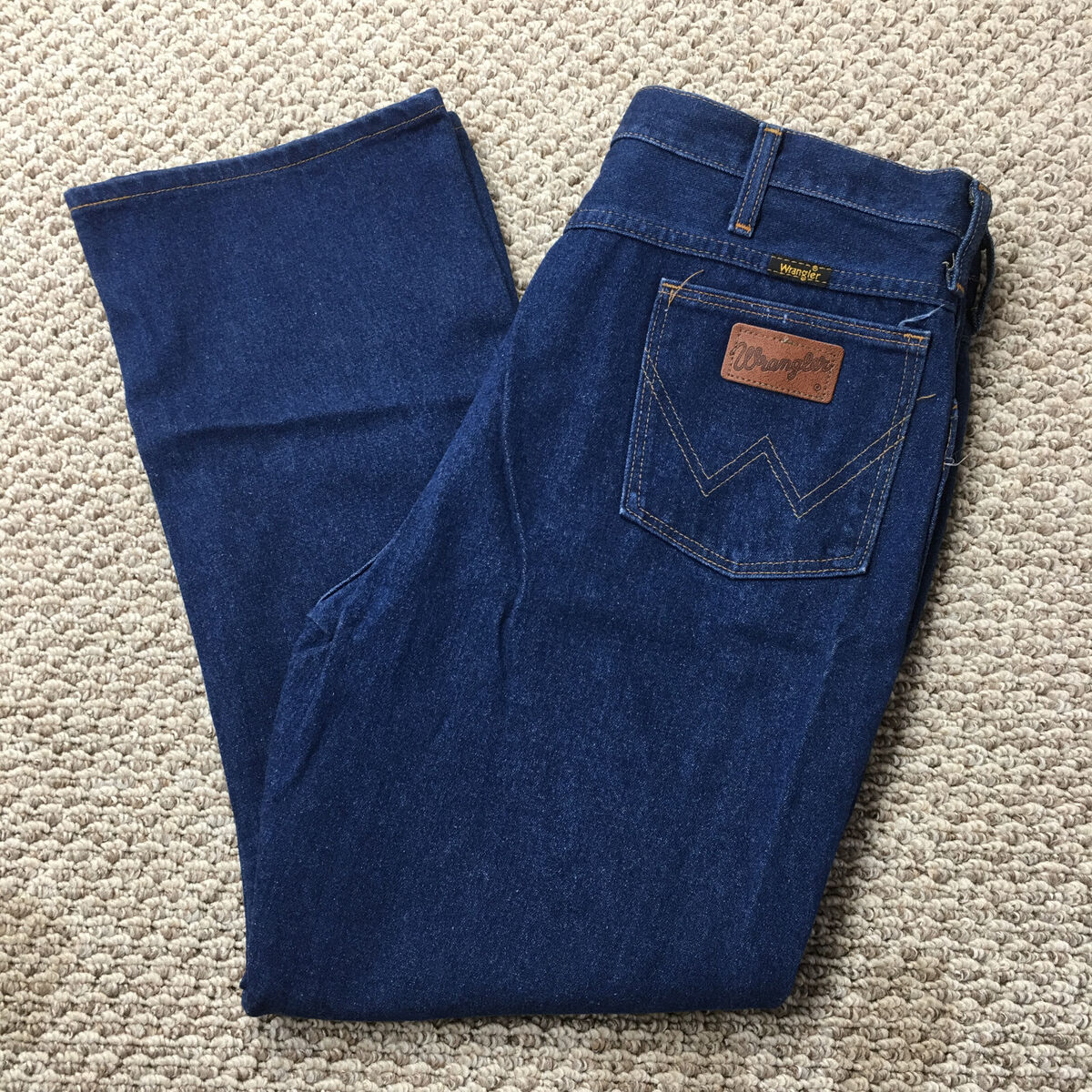 Vintage 80s Wrangler Jeans Mens 36x28 Denim Bootcut Made in Vintage 80s Wrangler Jeans Mens 36x28 Denim Bootcut Made in