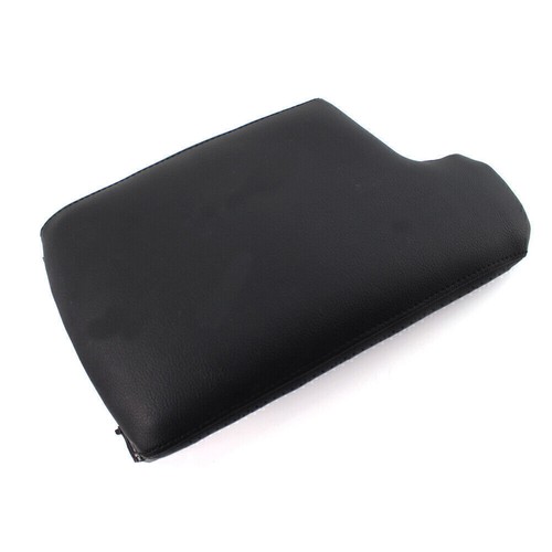 Leather Black Center Console Lid Armrest Cover For 2005-2012 2006 2007 BMW E90 - Foto 7 di 12