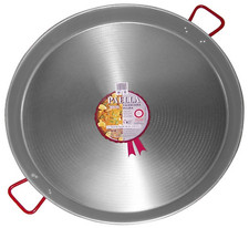 70cm PAELLA PAN , POLISHED CARBON STEEL FOR HOME + PROFESSIONAL + CATERING USE
