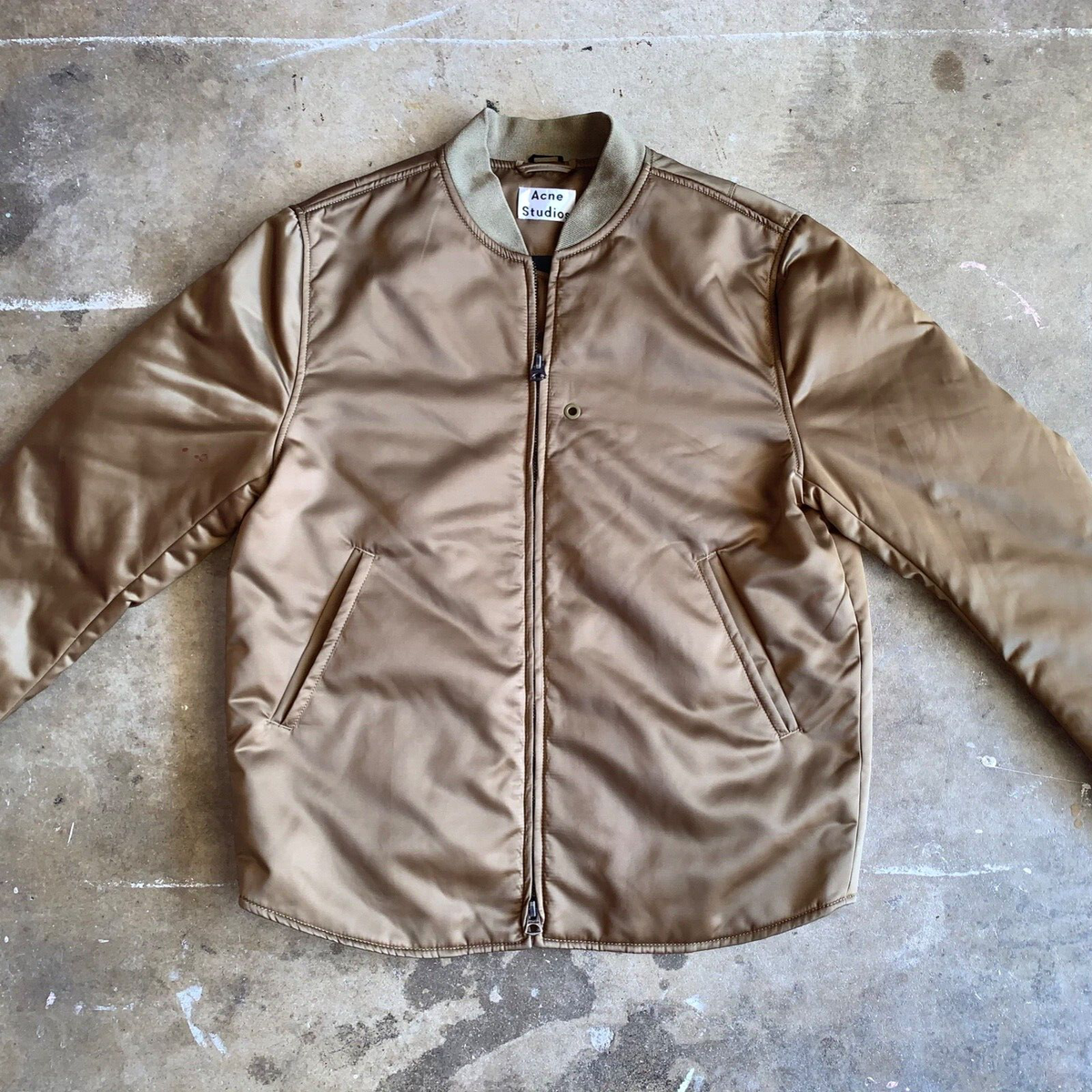 ACNE STUDIOS MEN'S NYLON BOMBER JACKET MEN SIZE LARGE L | eBay ACNE STUDIOS MEN'S NYLON BOMBER JACKET MEN SIZE LARGE L | eBay