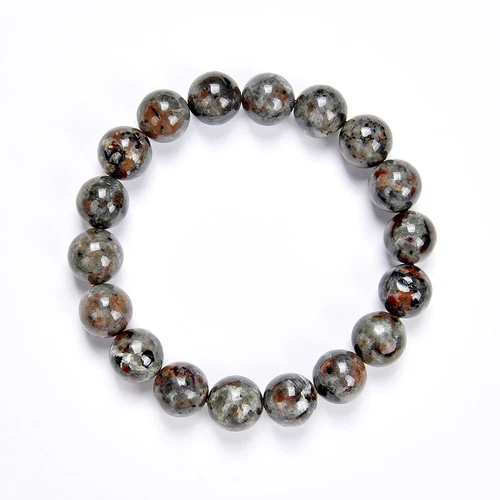 Natural Yooperlite UV Reactive Gemstone 8MM 10MM 7.5 inch Round Bracelet(S21) - Picture 2 of 3