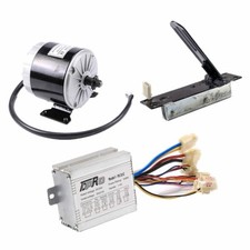 24V 350W Brush Motor Kit Controller Throttle for Electric Go Kart Scooter Quad