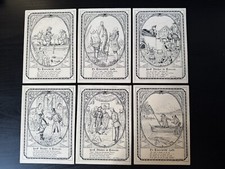 Germania - Principe tedesco prussiano di Teterow - Serie di 6 cartoline d'epoca PPC