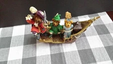 2003 Boyd's Bears Figurine "Hook, Peter, Wendy & Tink-The Rescue" 1st Ed NIB
