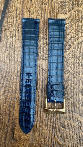 RAYMOND WEIL 100% GENUINE WATCH STRAP LIZARD LEATHER BLUE GREEN 14, 16, 17, 18MM - Picture 10 of 15