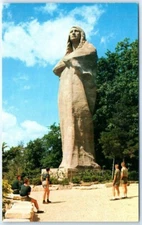 Black Hawk Statue, Eagle's Nest Bluff, Lowden State Park - Oregon, Illinois