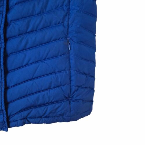 Talbots Vest Womens Medium Blue Pockets Duck Down Feather Fill Quilted Puffer - Picture 11 of 13