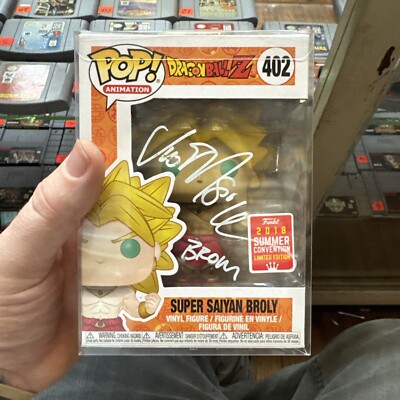 SIGNED FUNKO POP! DRAGONBALL Z - SUPER SAIYAN BROLY #402 PSA
