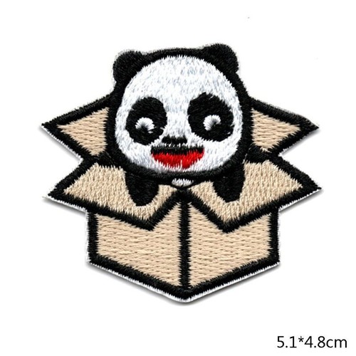 14 PCS Embroidery Patch Panda Applique Patch for Handbag Shirt Dress Hat - Picture 4 of 8