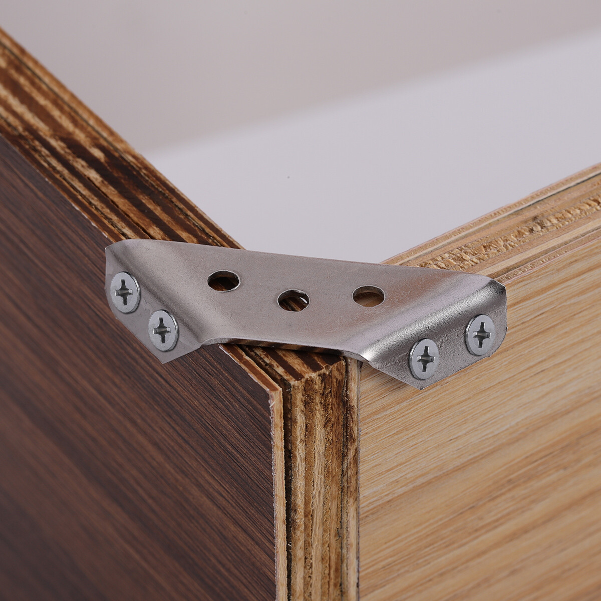 Lot Universal Furniture Corner Connector Stainless Steel Angle Corner Brackets