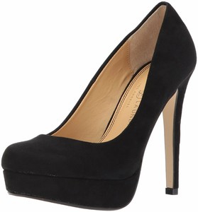 Chinese-Laundry-Womens-Patent-Closed-Toe-Classic-Pumps-Black-Suede-Size-9-0-uL